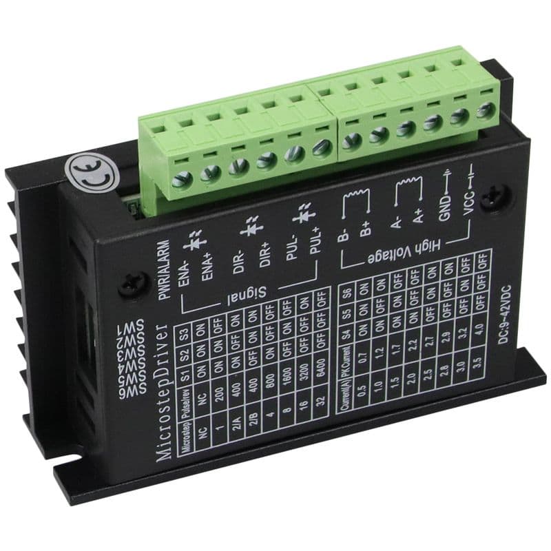 TB6600 Stepper Motor Driver Controller 4A 9~42V TTL 16 Micro-Step CNC 1 Axis Plastic body Industrial Version - View 1