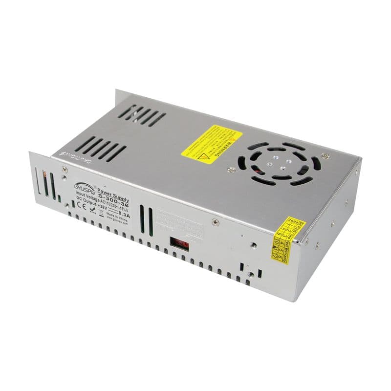 36V 8.3A SMPS 300W DC Industrial Grade Power Supply with Cooling Fan - View 3