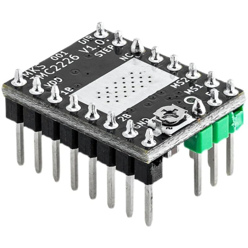 TMC2226 Stepper Motor Driver Module with Heatsink - View 3