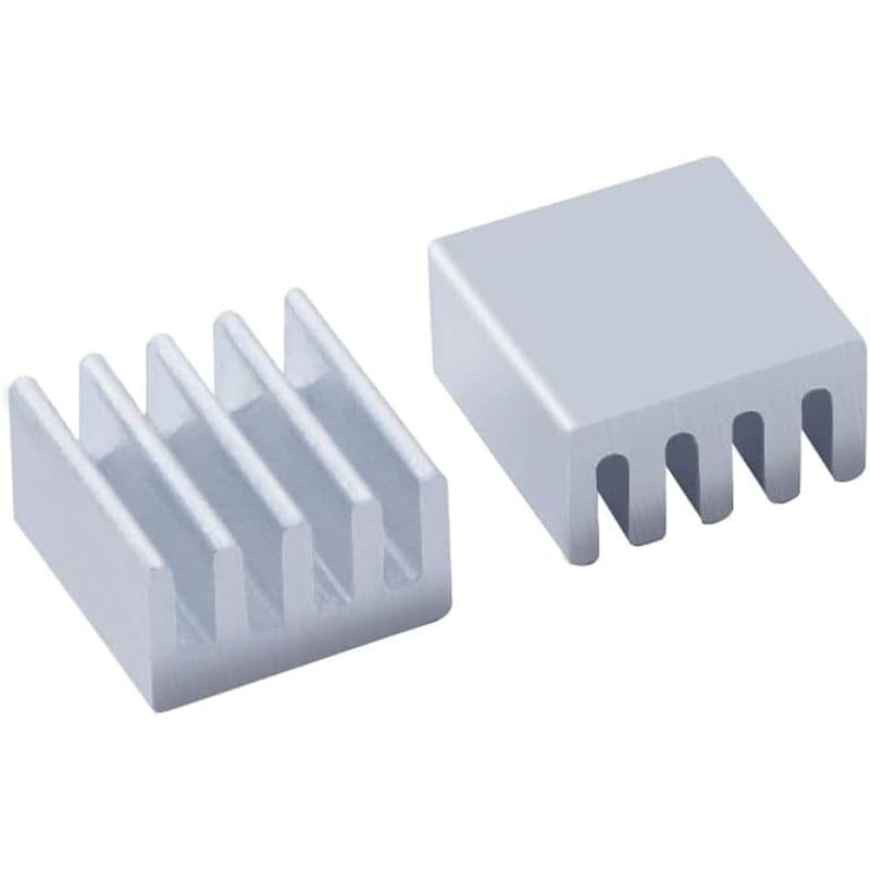 Radiator Heat Sink 9x9x5mm Aluminum Block - View 3