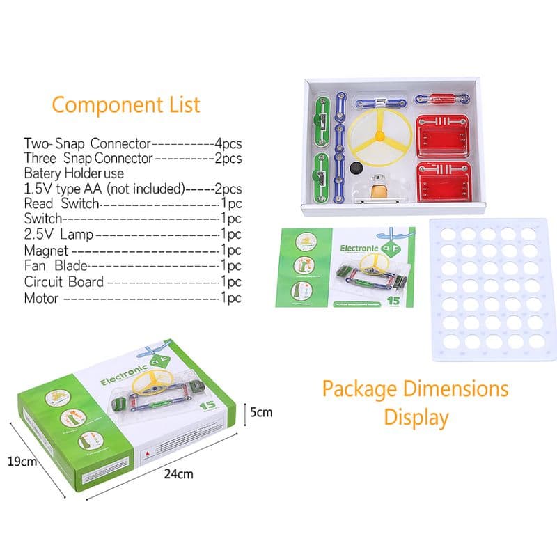 Model 15A, Educational Science Experiments Kit for Teaching Electronics - View 3
