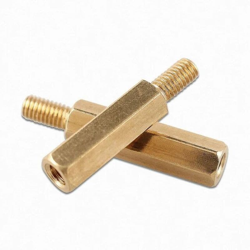 Hexagonal M3 PCB Column Male Female Threaded Pillar Bolt Screws Hexagonal Pillar length 20mm Thread length 6mm - View 2