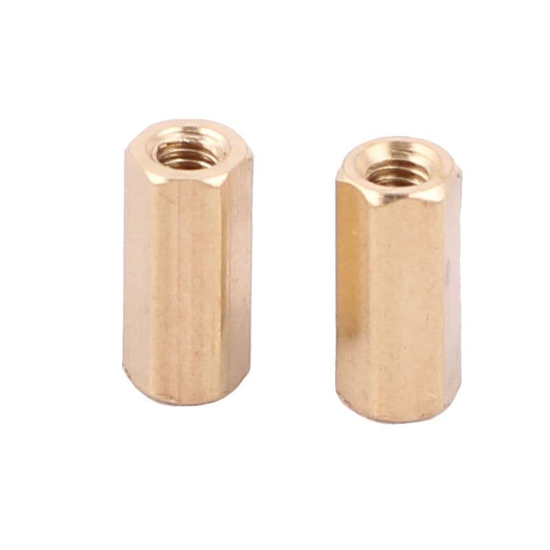 Single head Female to Female M3 hexagonal hollow copper column screw 12mm - View 3