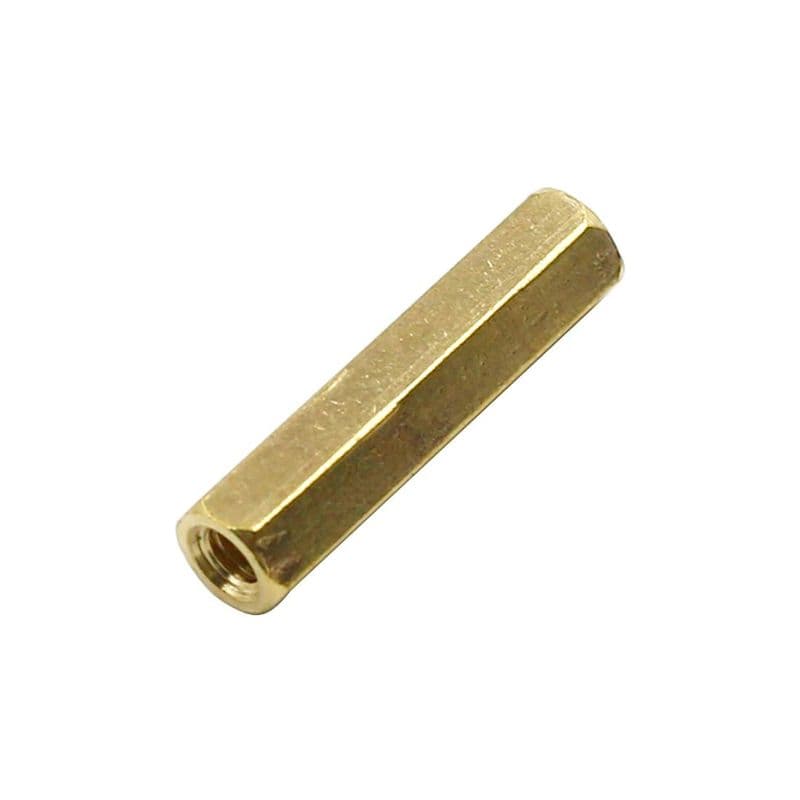 Single head Female to Female M3 hexagonal hollow copper column screw 30mm - View 1