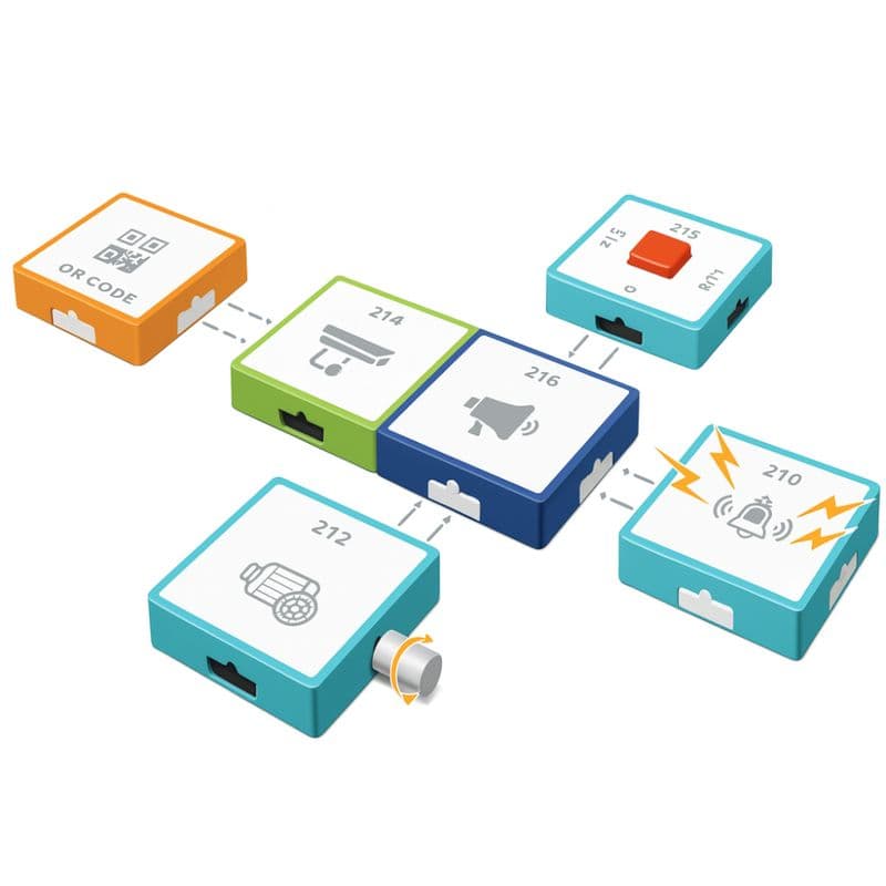 Intermediate Version Logic Thinking Circuit Blocks STEAM STEM 15Pcs - View 3