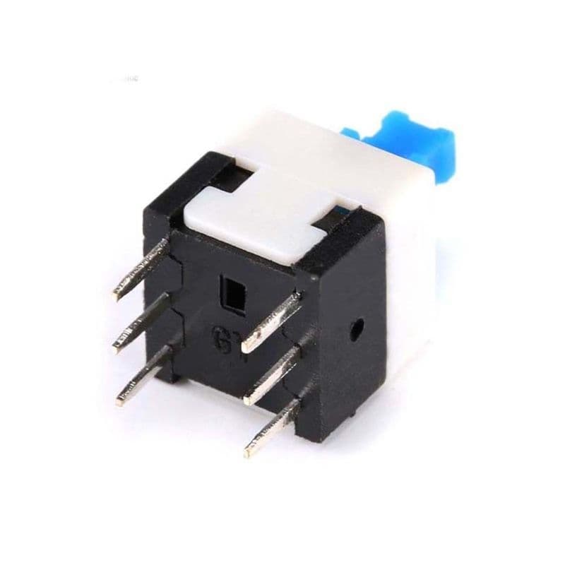 Self Locking Switch, 6 Pin Double Row 7X7 - View 2