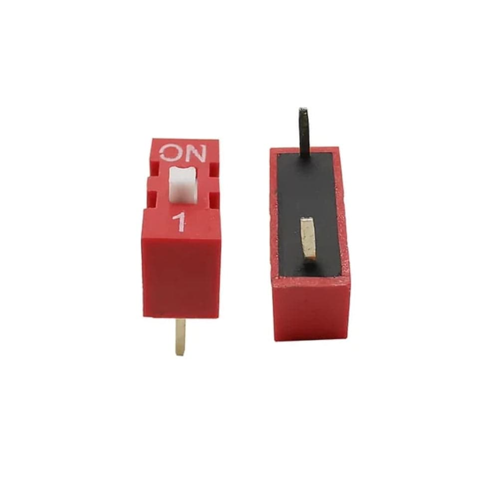 DIP Switch 2 Pin (1 Bit) Pitch 2.54mm - View 1