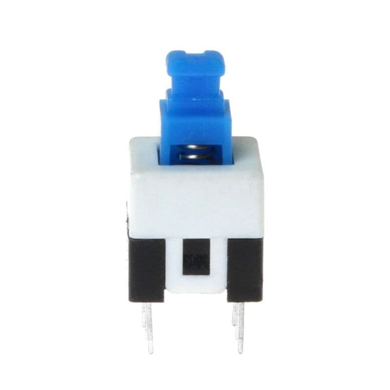 Self Locking Switch, 6 Pin Double Row 8X8 - View 1