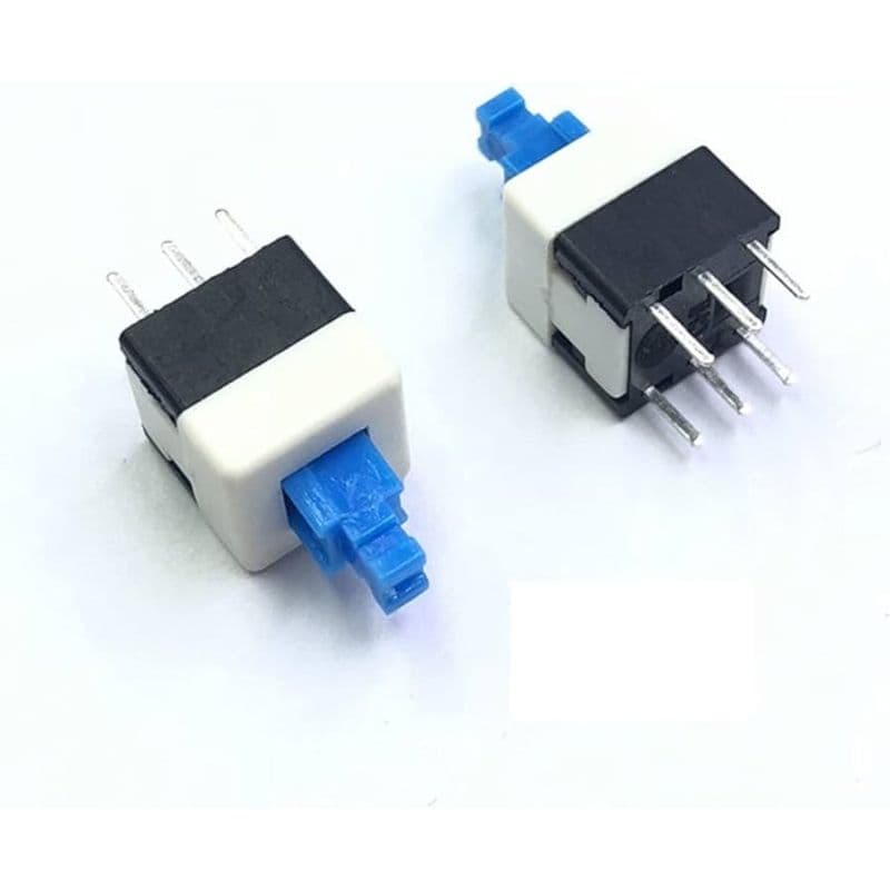 Self Locking Switch, 6 Pin Double Row 8X8 - View 3