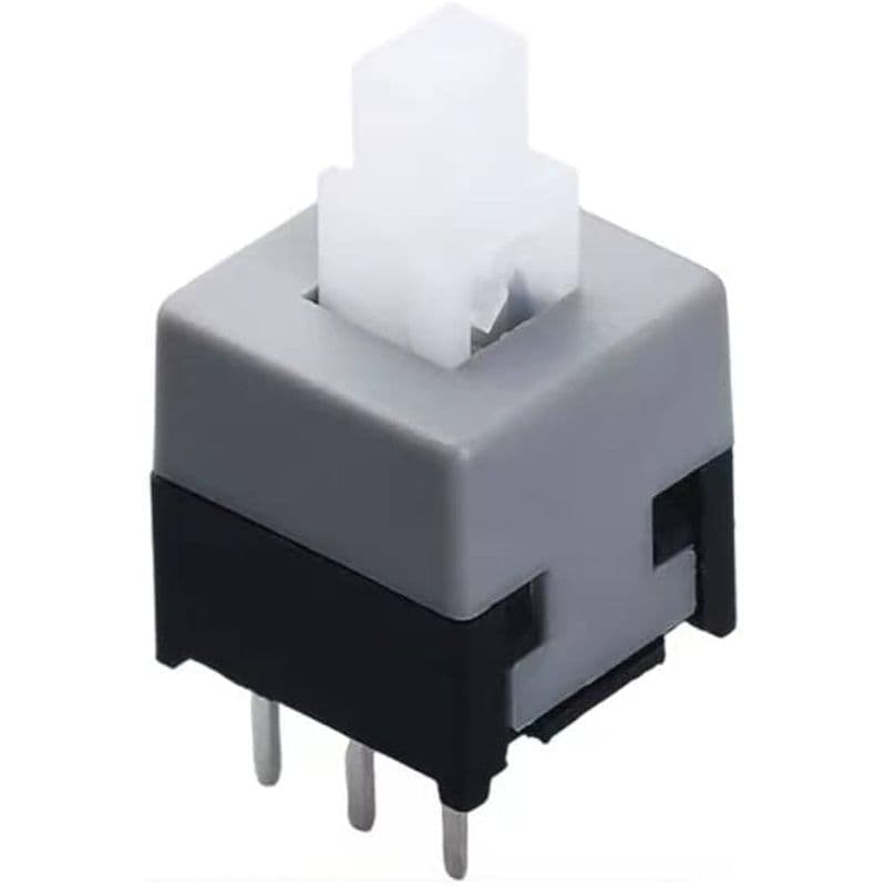 Self Locking Switch, 6 Pin Double Row 8.5X8.5 - View 1