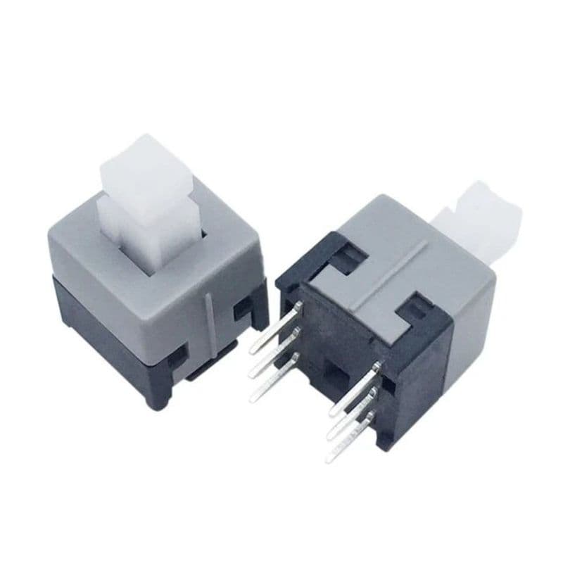 Self Locking Switch, 6 Pin Double Row 8.5X8.5 - View 2