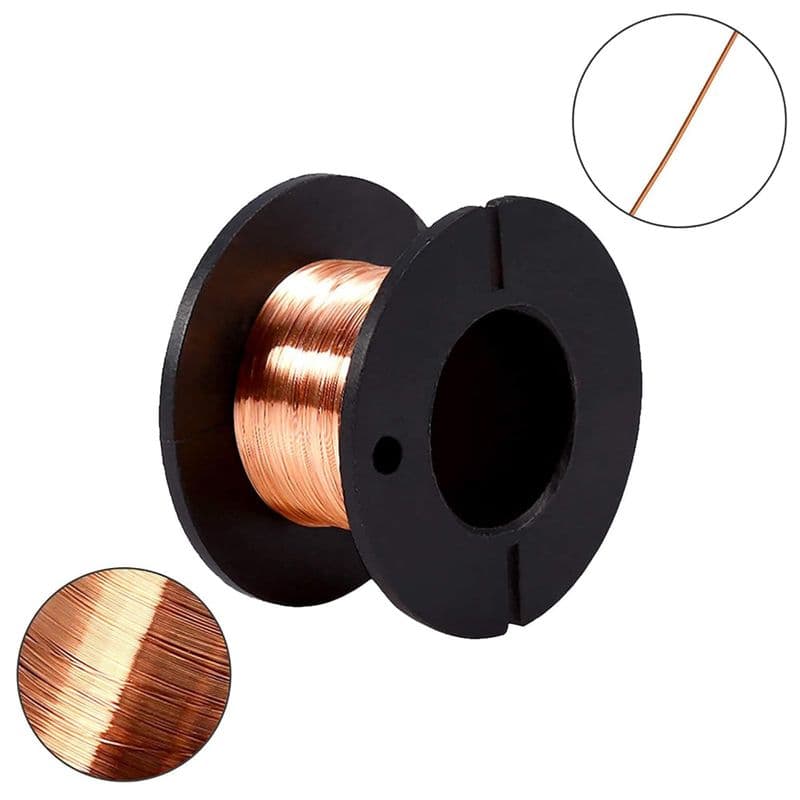 Scratch-Free Enameled Copper Wire PPA 0.1mm Diameter, 11 meter Length Roll - View 2