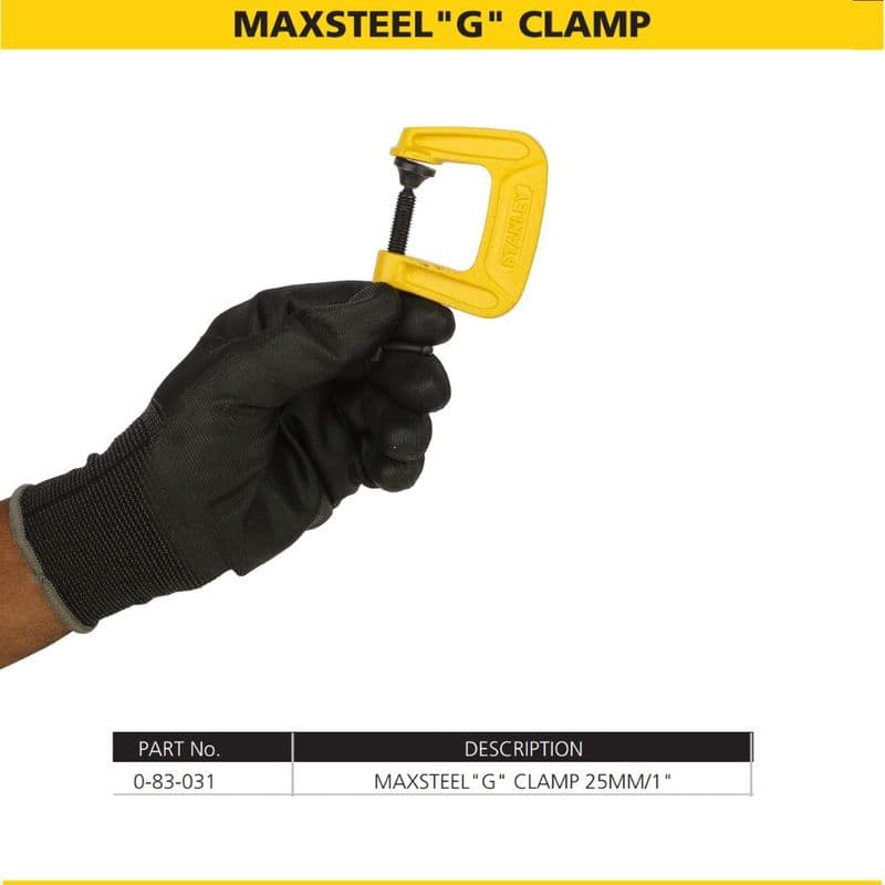 Stanley: Max Steel C-Clamps G-Clamp - View 2