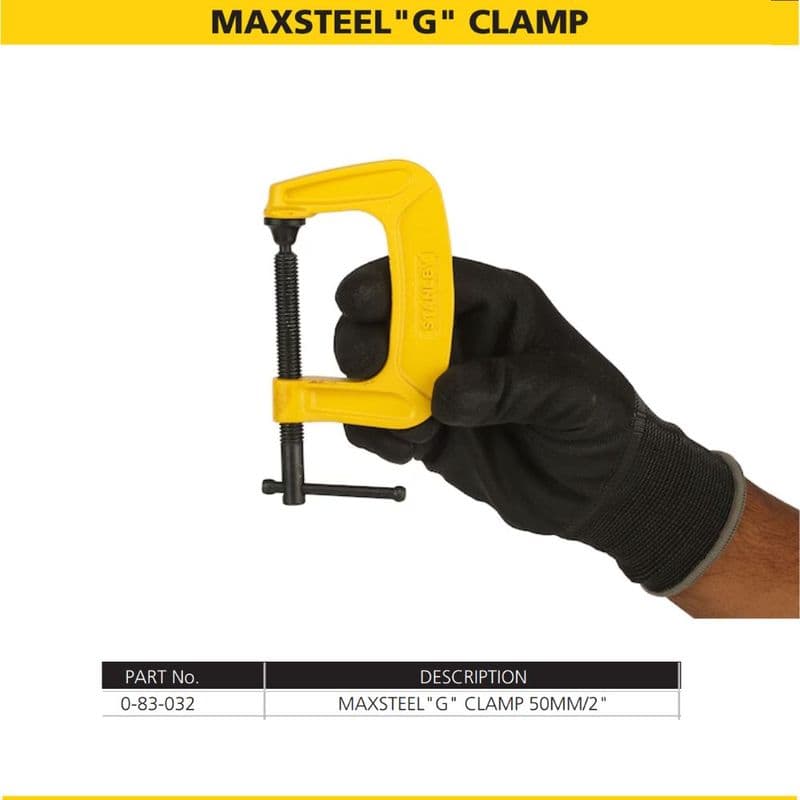 Stanley: Max Steel C-Clamps G-Clamp - View 3