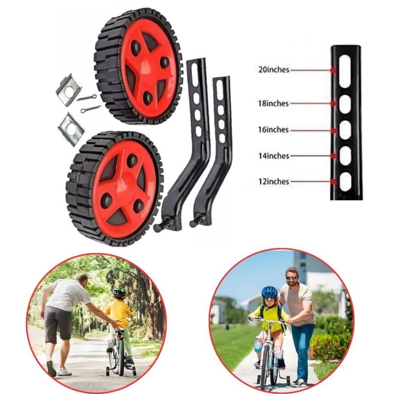 Junior Bicycle Training Wheel Universal Kit - View 1