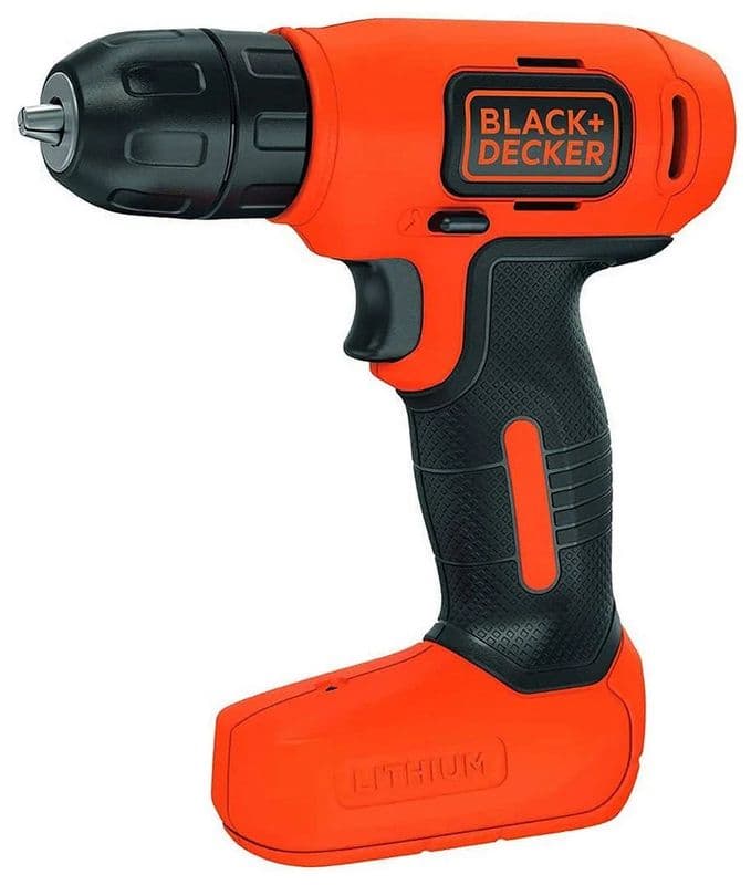Black & Decker: BDCD8GPA 14 Pieces 7.2V Li-Ion Orange Cordless Drill Kit - View 2