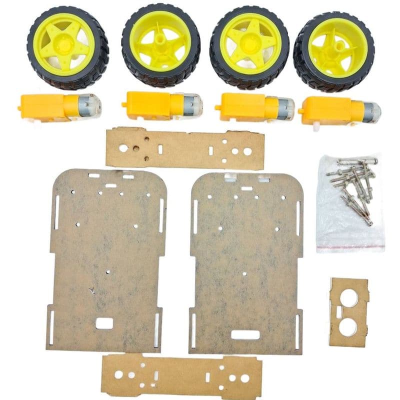 [Design-2] 4WD Chassis Robust and Versatile Robot Platform Kit - View 2