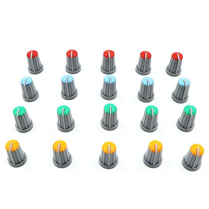 [Premium] Knob-201 Multiple Colour Potentiometer Knob With Buffer - View 1
