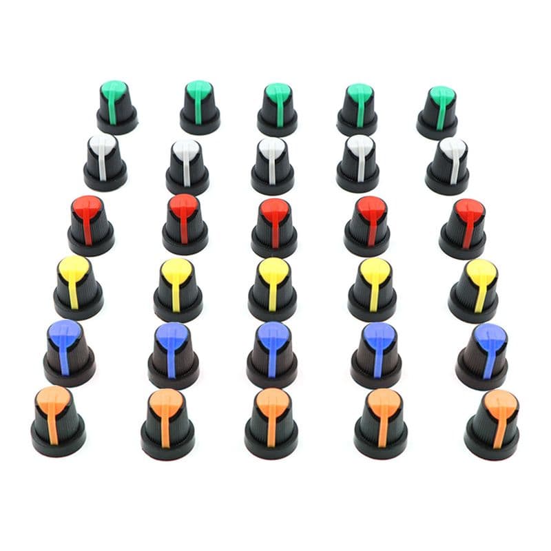 [Premium] Knob-202 Multiple Colour Potentiometer Knob With Buffer - View 1