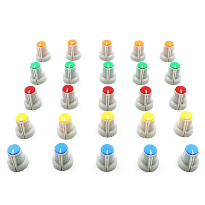 [Premium] Knob-203 Multiple Colour Potentiometer Knob With Buffer - View 1