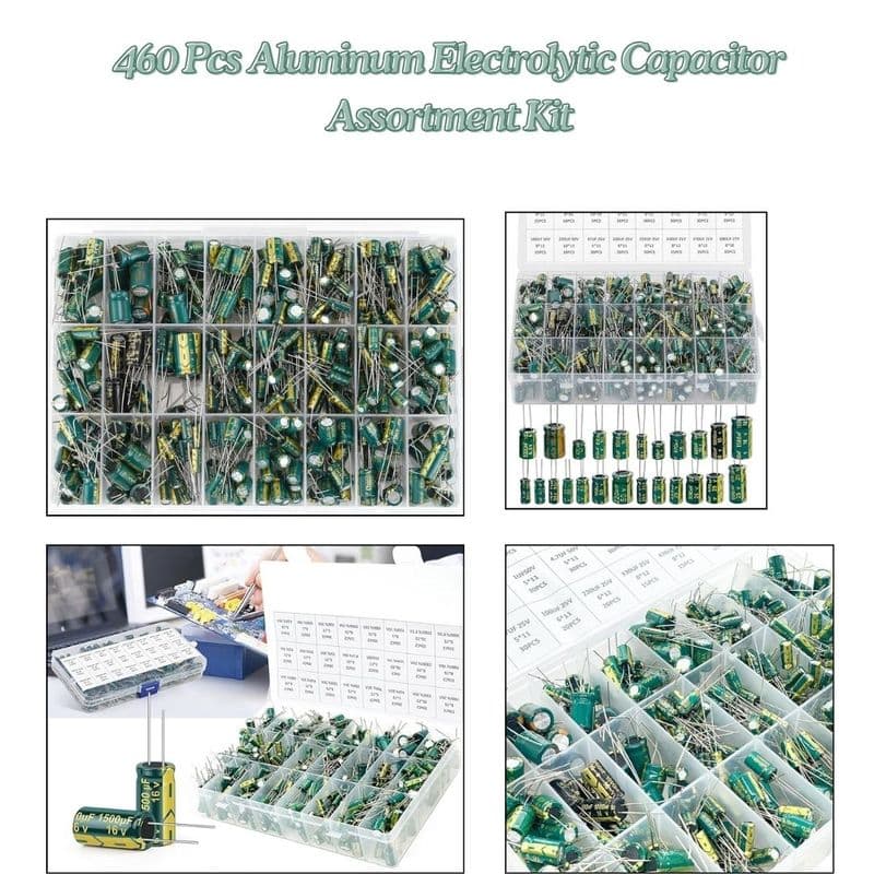 Aluminum Electrolytic Capacitor Assortment Kit - View 1