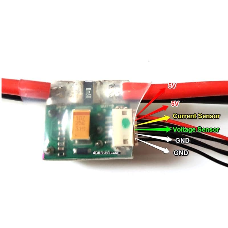 APM/Pixhawk Power Module V6.0 Output BEC 3A XT60 Plug 28V 90A - View 2