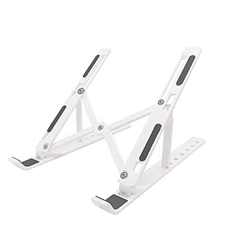 Plastic Laptop Stand for Table, Fits Tablet, Notebook, MacBook Upto 13.3 Inch with Adjustable Angle - View 1