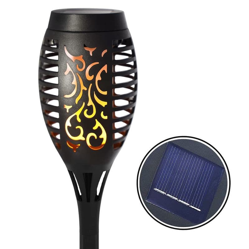 [Type 1] Solar Lamp Flickering Flame Light for Home and Outdoor - View 1