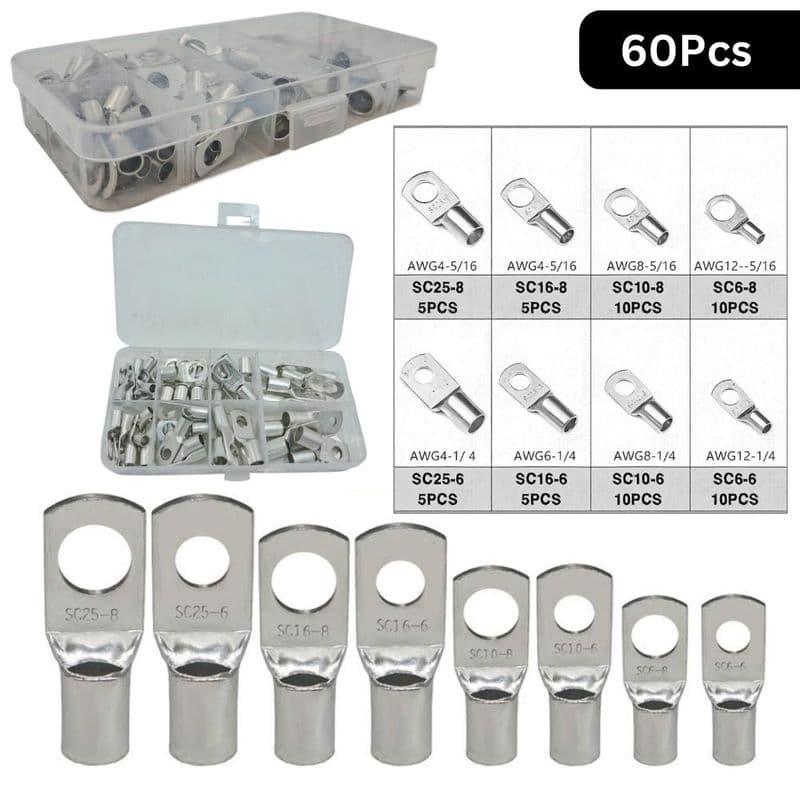 Wire Ring Battery Terminals Lug SC Assorted Kit - View 3
