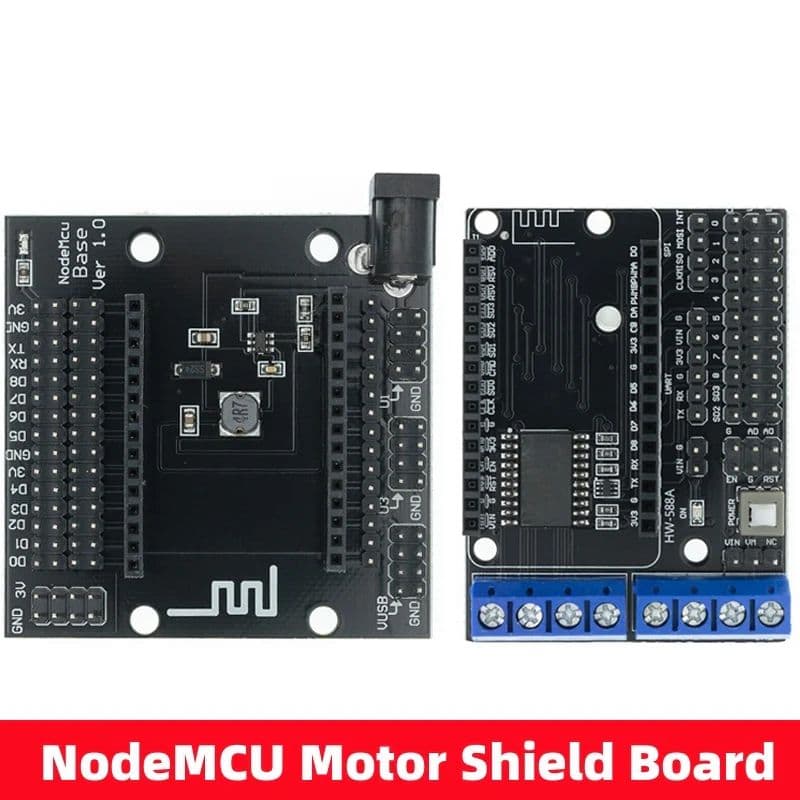 NodeMCU ESP8266 Base I/O Expansion Testing Development Breadboard - View 1