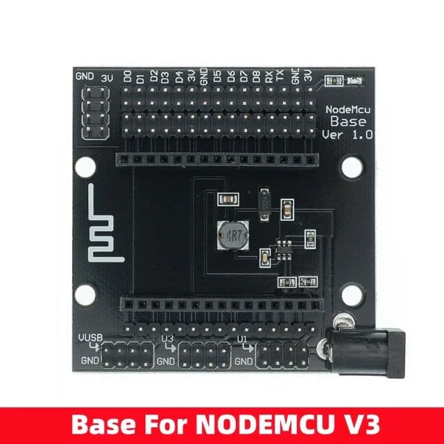 NodeMCU ESP8266 Base I/O Expansion Testing Development Breadboard - View 2
