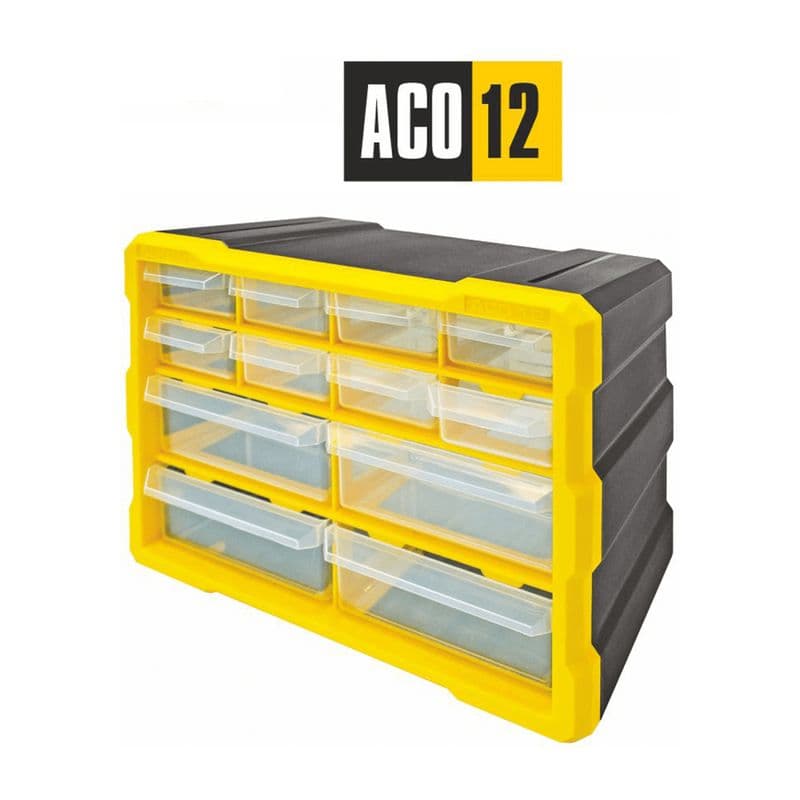 Alkon: ACO12 Component Organizer Box with 12 Drawers - View 1