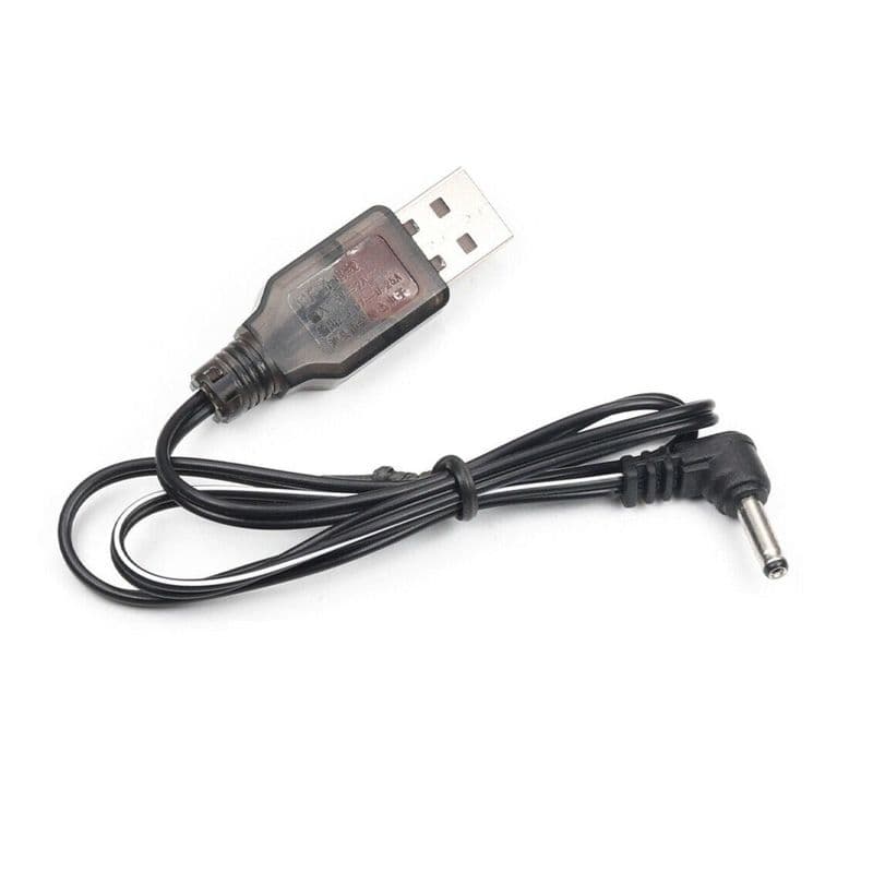 USB Charging Cable (Built-in Chip) with 3.5mm DC Elbow for Ni-CD/Ni-MH Battery RC Cars/ DIY - View 1