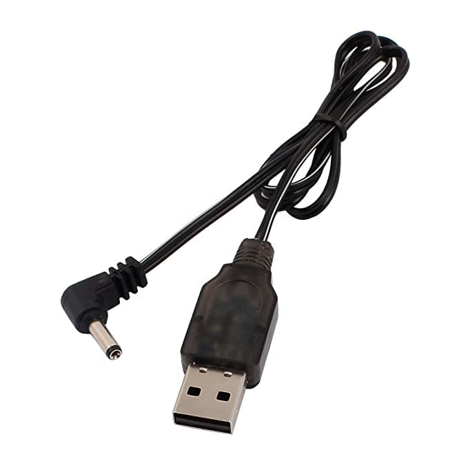 USB Charging Cable (Built-in Chip) with 3.5mm DC Elbow for Ni-CD/Ni-MH Battery RC Cars/ DIY - View 2