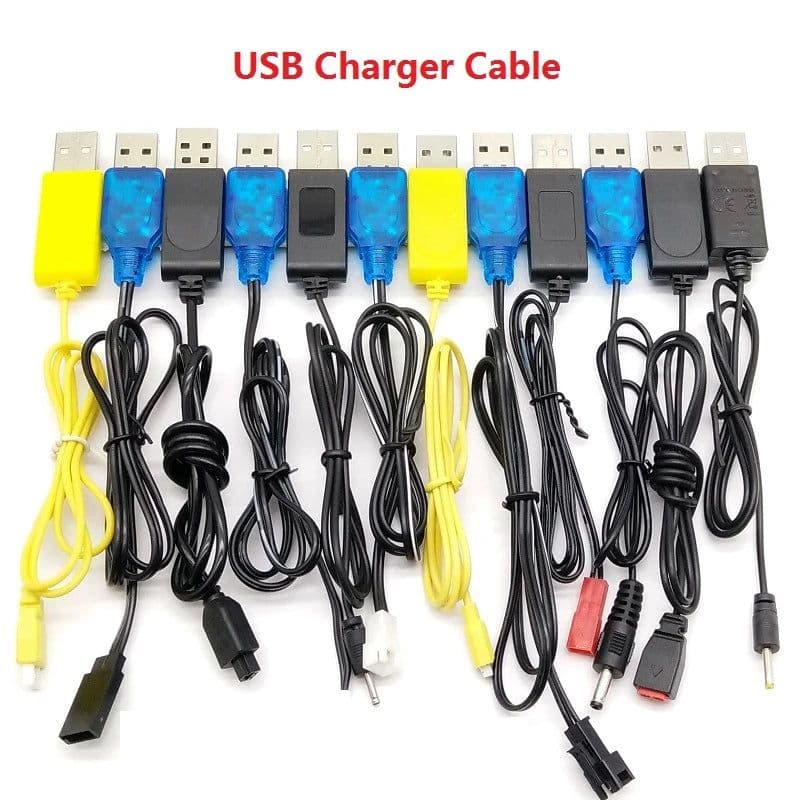 USB Charging Cable including Charging Protection BMS with 3.5mm DC Elbow for Ni-CD/Ni-MH Battery RC Car/ DIY - View 3