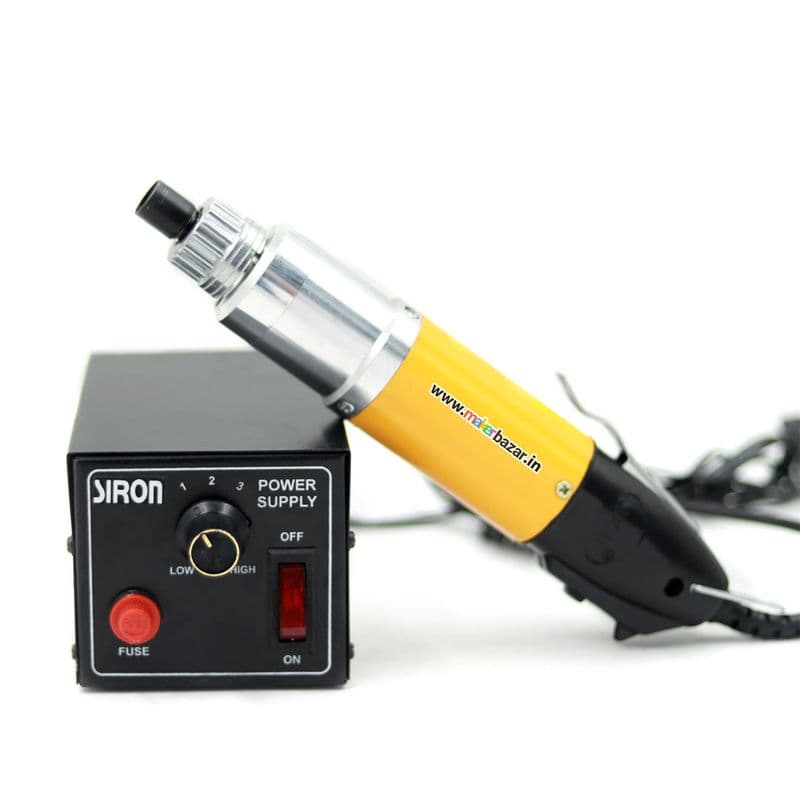 Siron: Electric Screwdriver 802 with 2 Bits and Power Supply - View 1