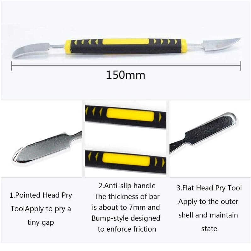 5-in-1 3pcs Dual End Metal Spudger with 2pcs Plastic Openers Prying For Mobile/Gadget Repair - View 2