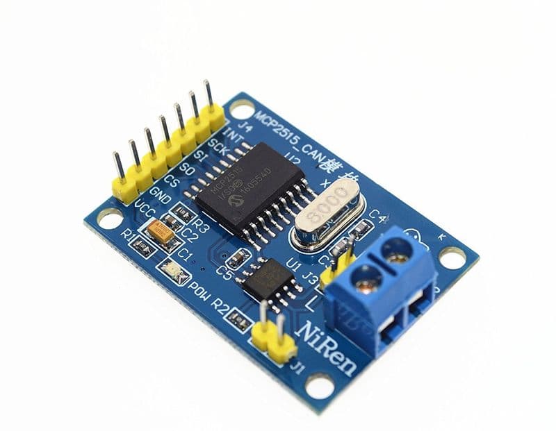 MCP2515 CAN Module TJA1050 Receiver SPI 51 Single Chip Program Routine Arduino - View 1