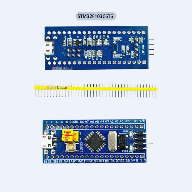 STM32 STM32F103 ARM Core Development Board - View 3