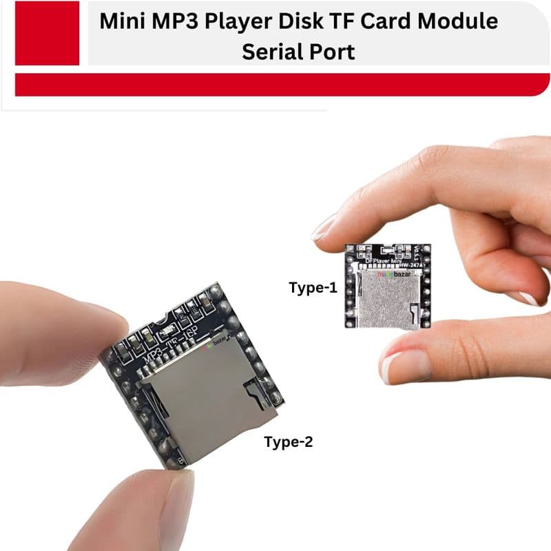 Mini MP3 Player Disk TF Card Module Serial Port - View 1