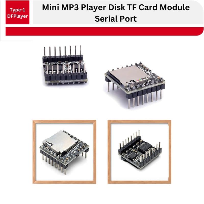 Mini MP3 Player Disk TF Card Module Serial Port - View 2