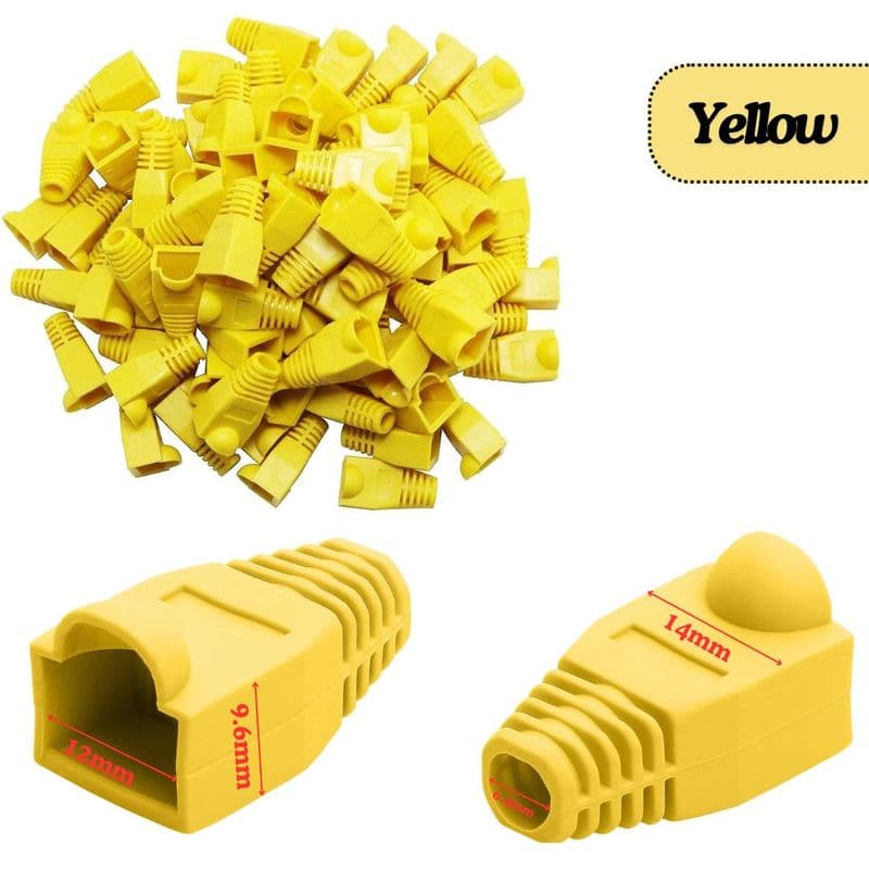 RJ45 Ethernet Cable Strain Relief Boots Connector Plug Cover Caps - View 3