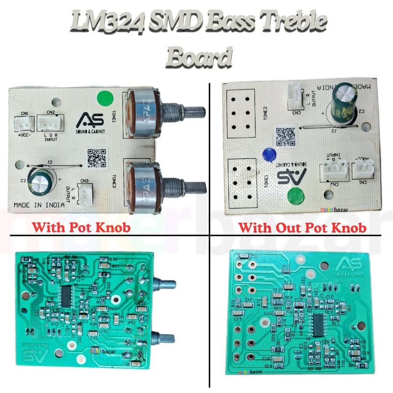 LM324 SMD Bass Treble Board - View 1