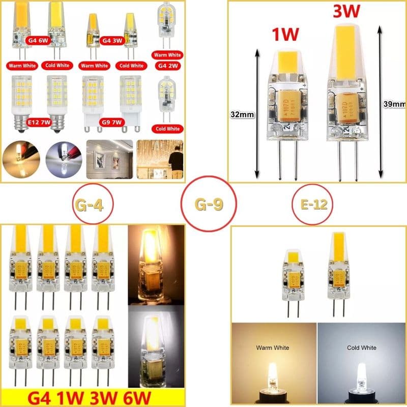 220V LED Capsule Lamp Equivalent Halogen Bulb - View 1
