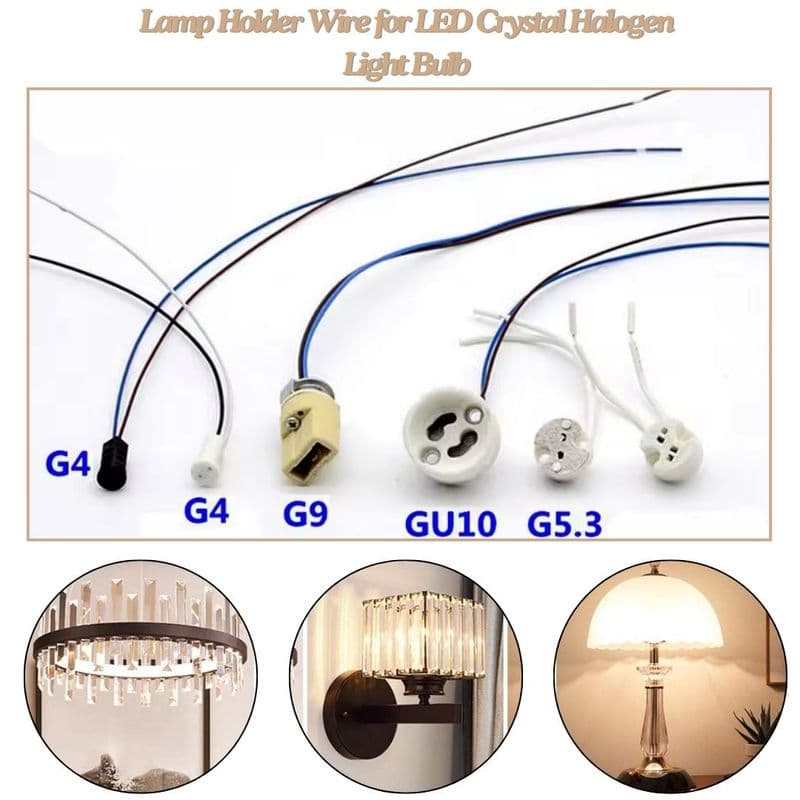 Lamp Holder Wire for LED Capsule Halogen Light Bulb - View 1