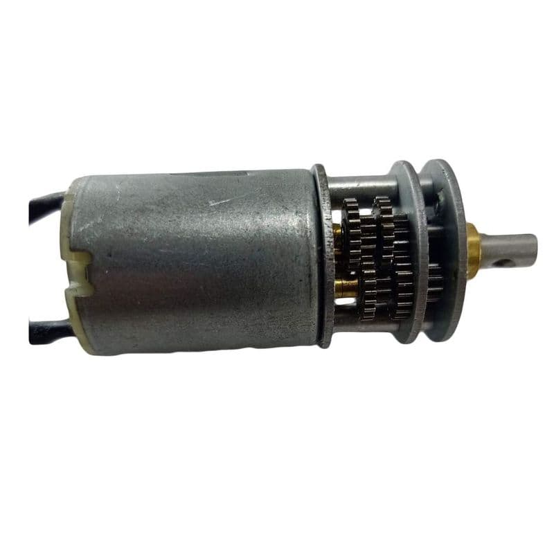3.7-6V DC Round Motor with a Metal Gearbox - View 1