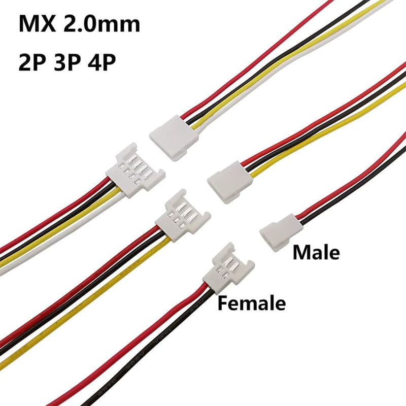 Mx2.0 Connector with Wire 2.0mm Battery Charging Cable - View 2