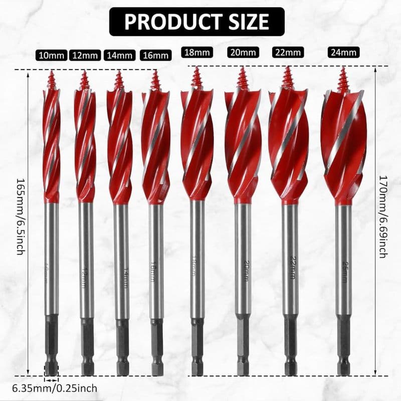 4-Flute Wood Hole Cutter Drill Bit - View 2