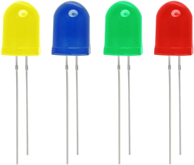 10mm Round Top DIP LED - View 2