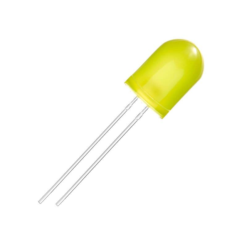 10mm Round Top DIP LED - View 3